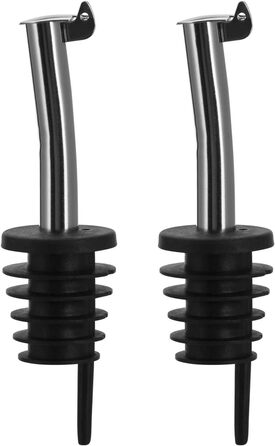 Виливний для пляшок Westmark 2 Inox Eco-Pour, нержавіюча сталь, з кришкою, чорний/хромований, 45372280