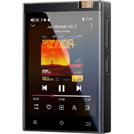 Портативний аудіоплеєр Oilsky з Bluetooth та WiFi, 80GB, Android 9.0, 2.8