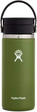 Hydro Flask Wide Mouth Flex Sip Water Bottle - 16oz Olive Green
