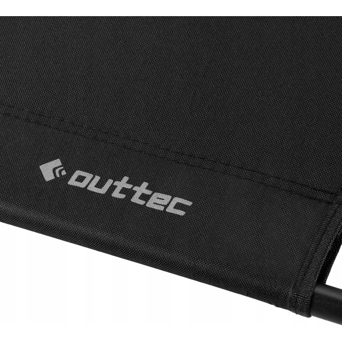 Шезлонг сталевий Outtec, чорний