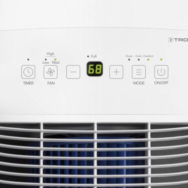 Електричний осушувач повітря Trotec TTK 66 E – продуктивність 24 л/день – площа 50 м² / 125 м³ – з автовимкненням – для квартири та спальні