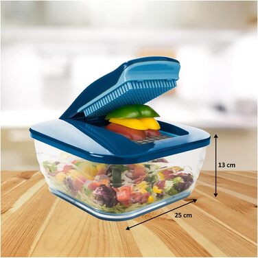 Набір для нарізання овочів та фруктів Genius Nicer Dicer Chef (15 частин) | Овочерізка, фрукторізка, набір для кухні