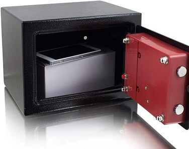 Електронний мінісейф Safe Tresor для стін, меблів, готелів (чорний)