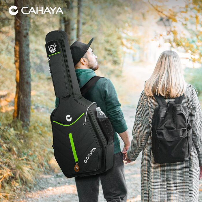 CAHAYA Softshell-чохол для акустичної гітари з підкладкою - 12 мм, Gigbag, рюкзак для гітари з кишенями, модний чохол для гітари 40/41/42 дюйми
