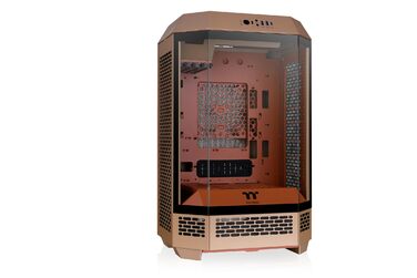 Thermaltake The Tower 300 Bumblebee: Корпус ПК Micro Tower (Micro-ATX/mini-ITX) з вертикальним дизайном, 3x Tempered Glass, 2x140mm PWM вентилятори, підтримка радіатора до 420mm