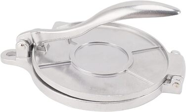 Пресс для тортилій, роті, кесадільї, 16 см, сріблястий