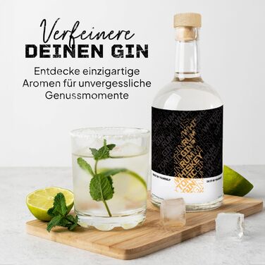 Набір для приготування віскі DIBYS DIY: 12 натуральних інгредієнтів, аксесуари та 4 рецепти | Набір для самостійного приготування віскі | Подарунковий набір для поціновувачів віскі | Віскі-конструктор