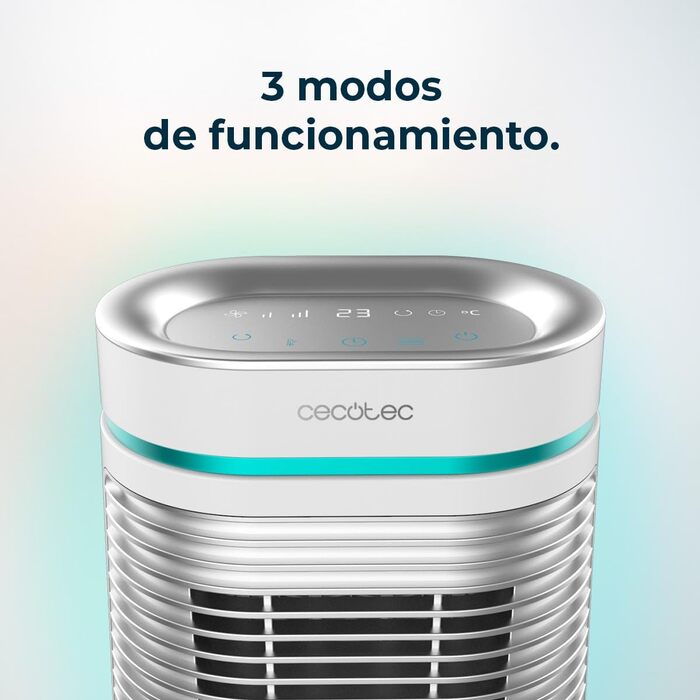 Обігрівач настільний Cecotec ReadyWarm 1550 Max Ceramic Rotate - 1500 Вт, обертання, регулювання температури, 3 режими, білий