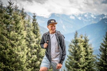 Кепка бейсболка Jumping Bird • Унісекс • Знімний козирок • Легко миється • Чорний колір