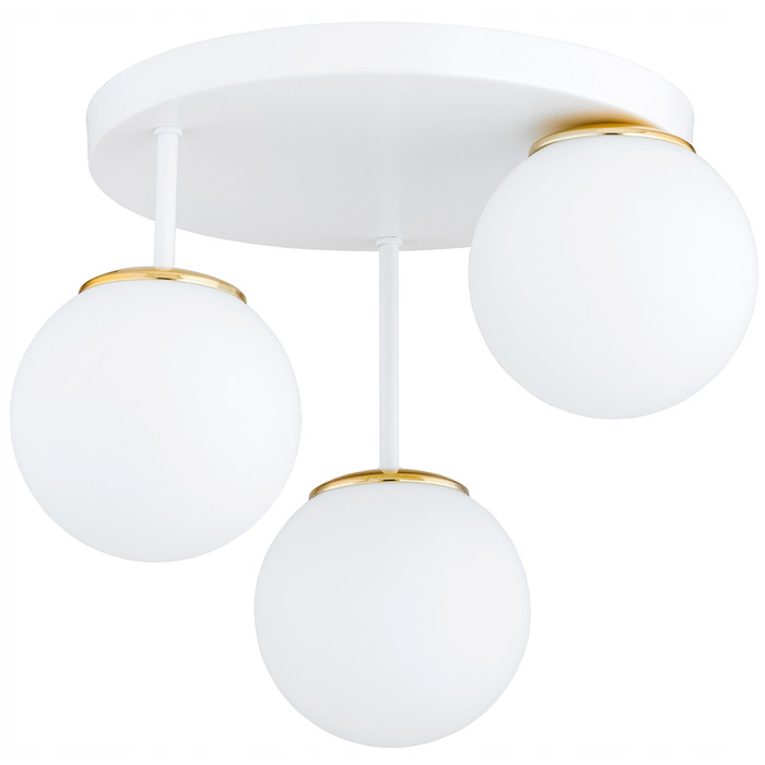 Підвісна лампа Elko-Lighting White Milo — 3 точки освітлення, цоколь E27
