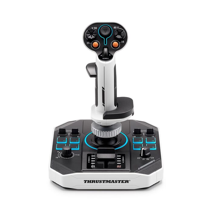 Thrustmaster Sol-R 1 Flightstick: Професійний геймпад для космічних симуляторів PC – H.E.A.R.T. магнітні сенсори, 16-bit, ергономічний дизайн, ідеально для Star Citizen & Elite Dangerous
