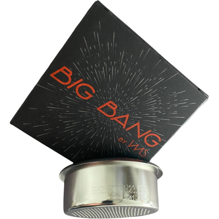 Професійний фільтр IMS Big Bang B62.52TFH23.5BB для холдера 54 мм, подвійний, 14–20 г, нержавіюча сталь, Італія