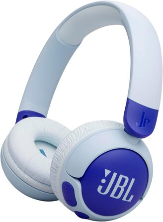 Бездротові навушники JBL Junior 320 BT для дітей з мікрофоном, 50 годин, JBL Safe Sound, наклейки, зелено-блакитні