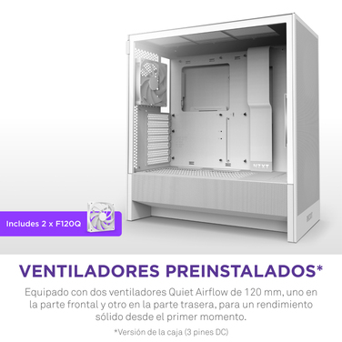 Корпус NZXT H5 Flow Midi Tower, білий