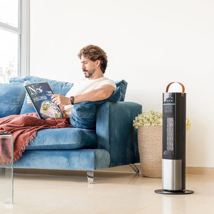 Керамічний обігрівач Cecotec ReadyWarm 2000 Max: поворотний дизайн, 2000 Вт, 3 режими, термостат, безпека, пульт ДК