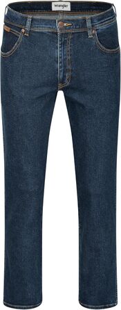 Джинси чоловічі Wrangler Texas Regular Fit Authentic Straight Darkstone + Чорний ремінь 34W/32L