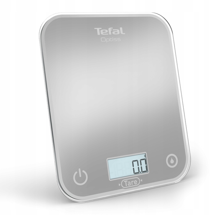 Кухонні ваги Tefal Optiss, сріблястий/сірий, 5 кг