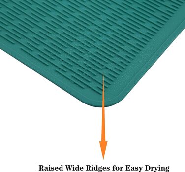 Килимок для сушіння посуду WXFLGH 40 x 30 см, силіконовий, антиковзний, для кухні