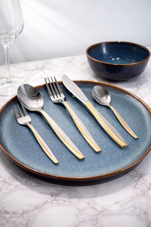 Набір столових приборів у кейсі-валізці, нержавіюча сталь, 72 предмети на 12 осіб