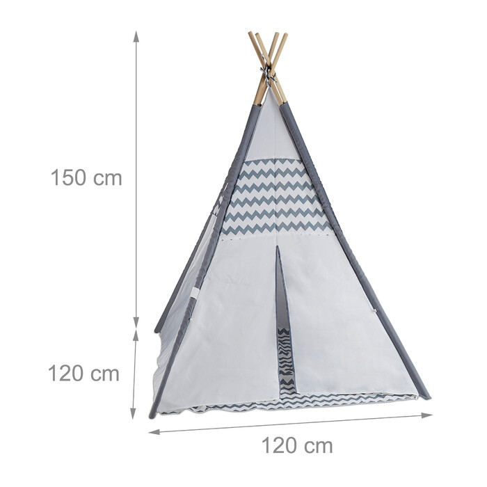 Relaxdays Teepee Tent for Children