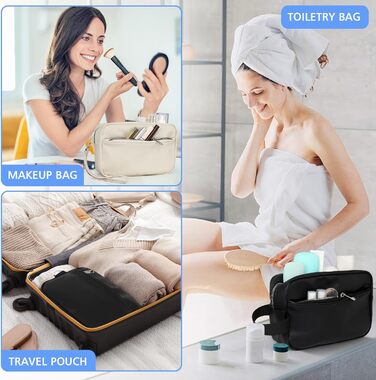 Чоловіча/Жіноча дорожня косметичка-органайзер для подорожей, 24x14x7 см