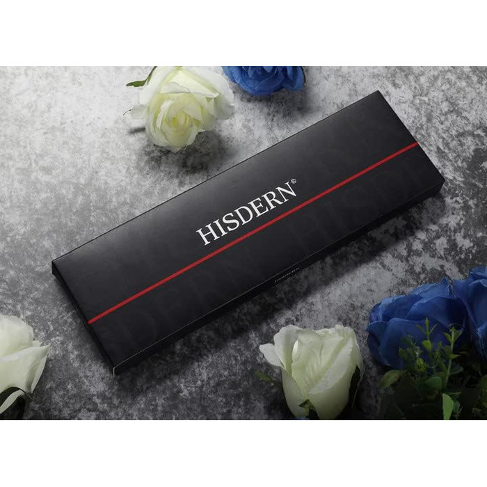 HISDERN Чоловіча краватка-метелик з кишеньковим хустинкою, комплект. Краватка-метелик для чоловіків у горошок/з принтом тварин, для весілля, вечірки, темно-синій/білка