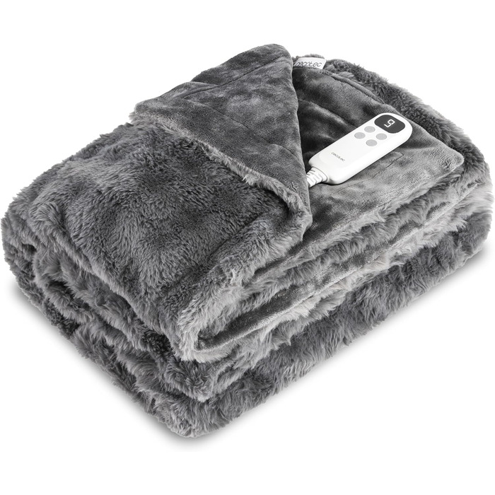 Електрична ковдра Cecotec HeatConfort 200 x 180 см, 130 Вт, 10 температурних режимів, LCD-контролер, таймер, PTC+ NTC технологія