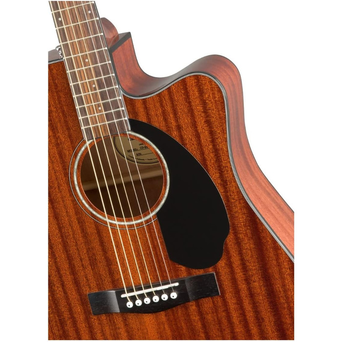 Електроакустична гітара Fender CD-60SCE Dreadnought, Махагоні, 6-струнна, з безкоштовними онлайн-уроками Fender Play, Натуральний колір