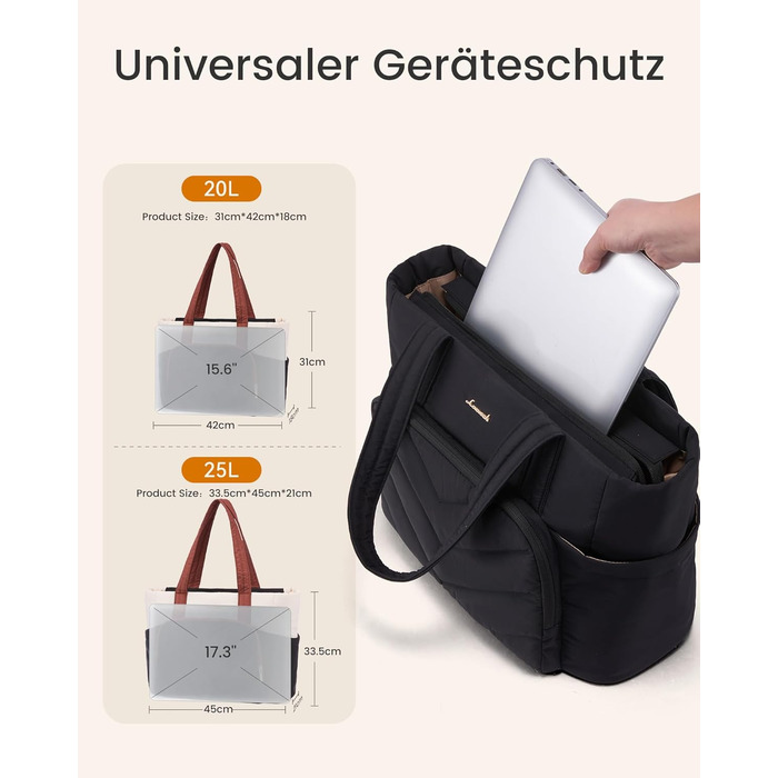 Сумка LOVEVOOK Shopper для ноутбука 17.3