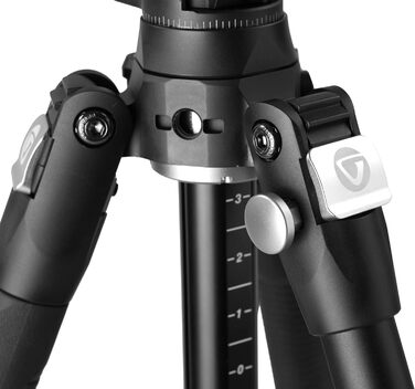 Тринога Vanguard VEO 3T+ 234AP з відкидною центральною колоною та 3D-головкою, 23мм, дорожній штатив