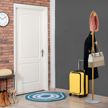 Relaxdays Coat Rack Marble