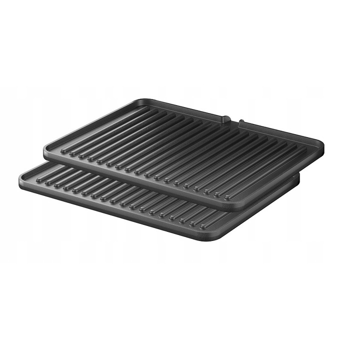 Електричний гриль Transa Electronics DualPlate, чорний, 2200 Вт, з регулюванням температури