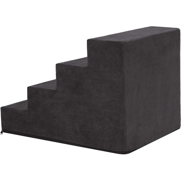 Східнякова рамка для собак та котів Tiertreppen - 4 сходинки, висота 40 см, чорна