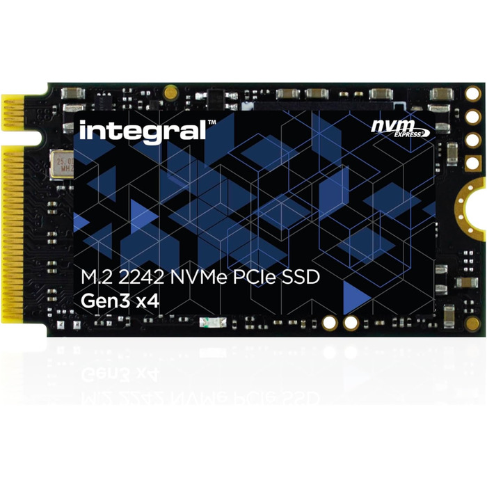 SSD Integral Edge GEN5 2TB M.2 PCIe 4.0 NVMe - 12000 MB/s, 2230, сумісний з Valve Steam Deck, Microsoft Surface Pro, ПК та ноутбуками