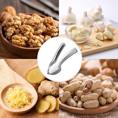 Преміум-прес для часнику, зручний та легкий у чищенні. Часник та імбир, без необхідності чищення.