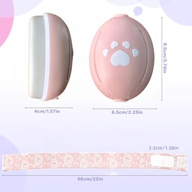 Навушники для захисту від шуму для немовлят, рожеві. Зменшують шум до 25 dB, регульоване антиковзне обруч до 36 місяців, м'які та легкі.