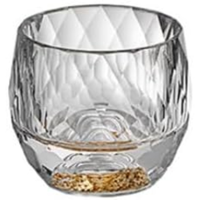 Набір келихів для шотів Crystal Shot, 6 шт, 15 мл, безсвинцеве скло, позолота 24К, для горілки, віскі, саке, текіли