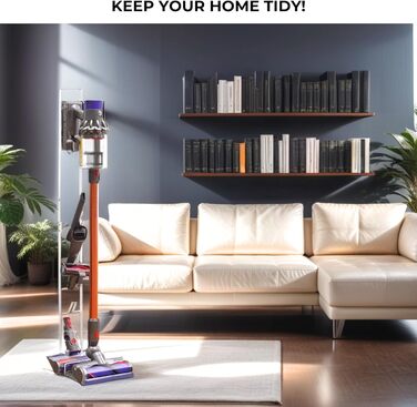 Підставка для пилососів Dyson: V15, V12, V11, V10, V8, V7, V6, DC58, DC59, DC62, DC74 - Organizer, Standfuß Halterung Rahmen (S1926)