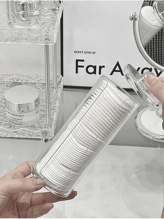 Організатор для косметики MIGUIWOR (3 шт.) - ватний диск, ватяні палички, прозорий