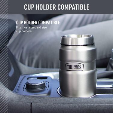 Термос туристичний King 16 oz з нержавіючої сталі - Термокружка для напоїв