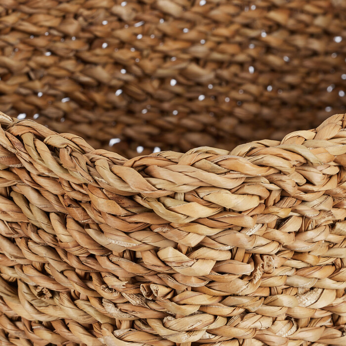 Relaxdays 3-Piece Seagrass Storage Basket Set