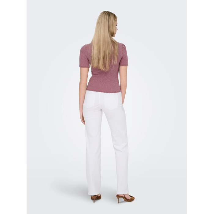 Жіночі джинси Only Blush прямого крою, білі, висока посадка, розмір XL (32L)