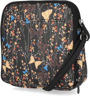 Сумка жіноча кросбоді MultiSac Briarcliff Floral міні з блискавкою