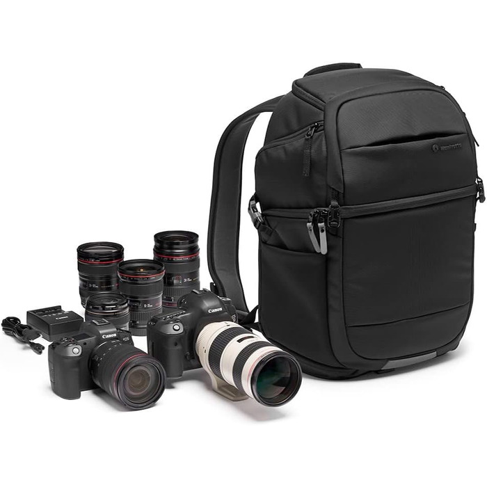 Професійний рюкзак для камер Manfrotto Advanced Fast III для бездзеркальних камер, об'єктивів та ноутбука, з бічним доступом та кріпленням для штатива