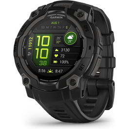 Розумний годинник Garmin Instinct 3 45mm AMOLED – GPS, Multisport, Health Coach, 18 днів роботи, 80+ спортивні функції