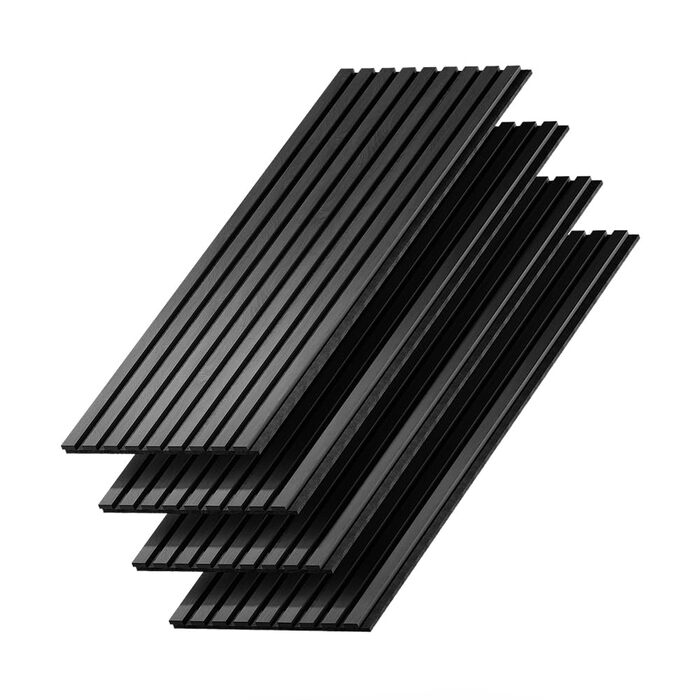 Акустичні стінові панелі Vicco для покращення звукоізоляції приміщення, чорні, комплект 4 шт.