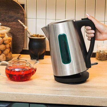 Електричний чайник Cecotec Thermosense 210 Steel, 1.7 л, 2200 Вт, нержавіюча сталь