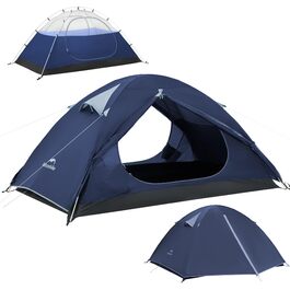 Намет Naturehike Bleik Ultralight 2-3 особи, водонепроникний (3000 мм), блакитний 240x290x125 см для кемпінгу, туризму та трекінгу