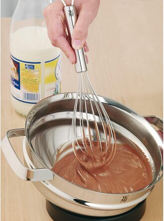 Венчик кухонний WMF Profi Plus 25 см, Cromargan нержавіюча сталь, матовий, для збивання, сумісний з посудомийною машиною