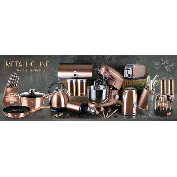 Каструля традиційна Berlinger Haus Rose Gold, 8 л